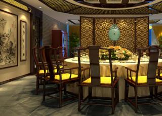 西宁某中式餐厅案例--高山流水的韵律之美