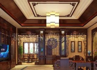 古典小清新格调的简约别墅中式设计装修