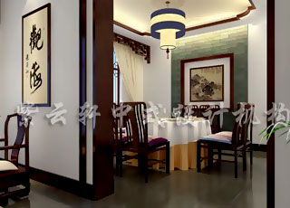 呈现幽静与温馨—现代中式装修风格餐饮会所