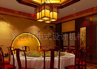 中式风格私人休闲会所设计装修效果图 融入浅浅的古韵