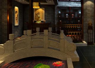 中式风格精品复式住宅装修