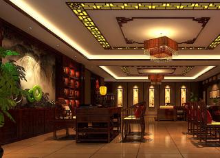 甘肃定边办公室简约中式装修案例鉴赏 高逸简素休闲室