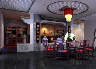 办公室中式装修经典案例展示—典雅高贵与舒适轻松并存