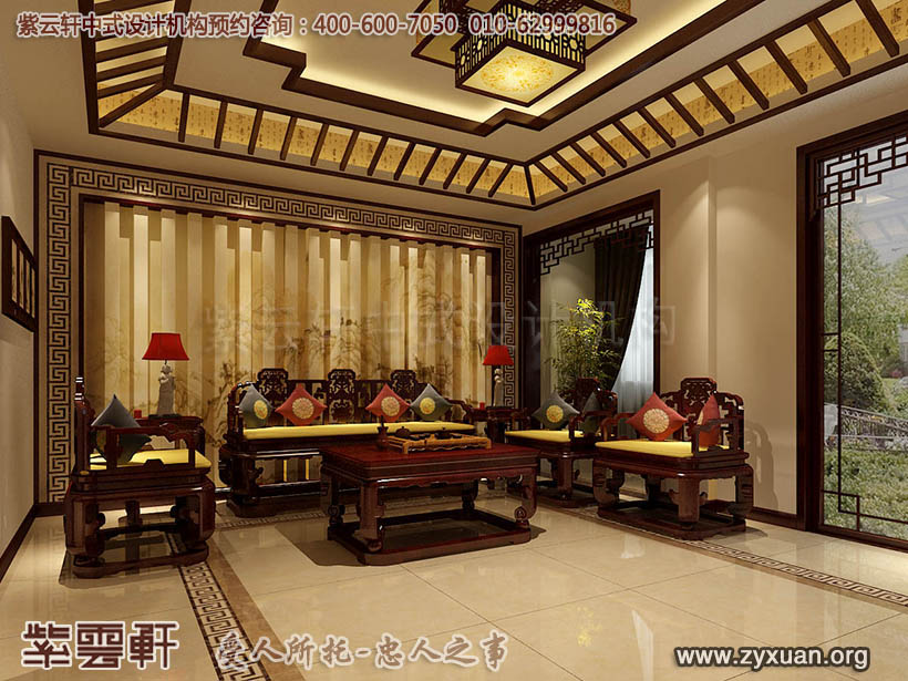 豪华装修图片大全—新中式豪华小户型装修效果图