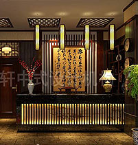 贵州度假酒店中式装修案例效果图赏析